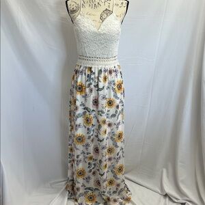 Sunflower sleeveless maxi medium Faded Rose
